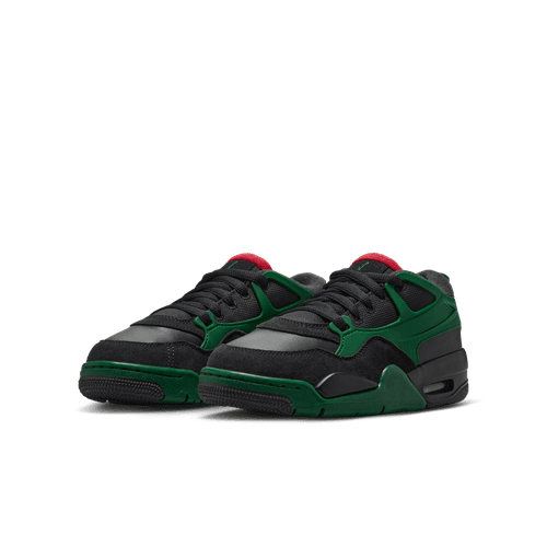 Big Kids' Air Jordan 4RM "Black Gorge Green Varsity Red"