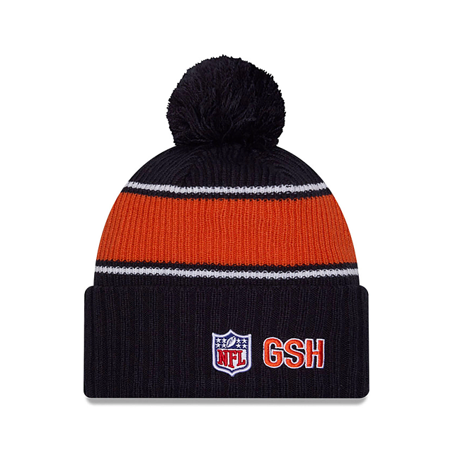 New Era Chicago Bears Sideline Sport Core Classic Cuffed Pom Knit "Unisex"