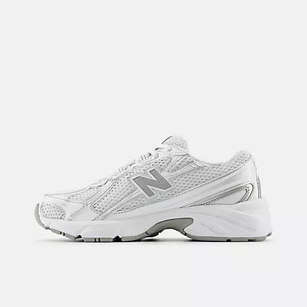 Big Kids' New Balance 740 "White Silver Metallic"