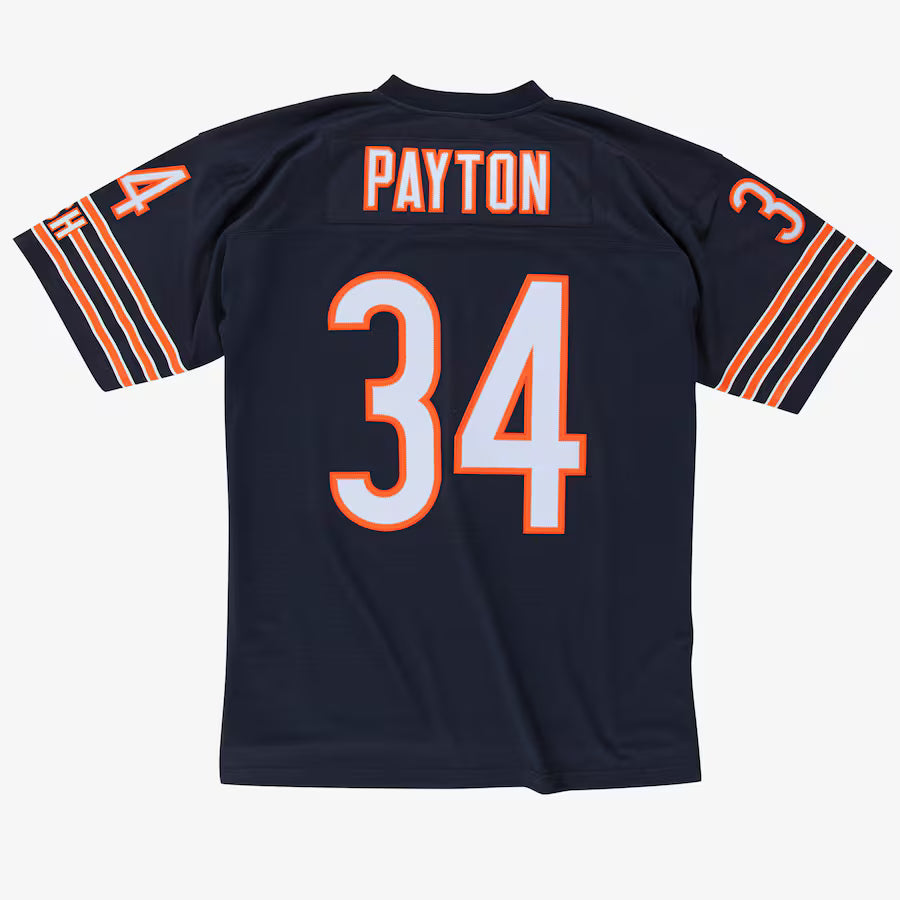 Men's Mitchell And Ness Walter Payton Navy Chicago Bears 1985 Legacy Player Jersey
