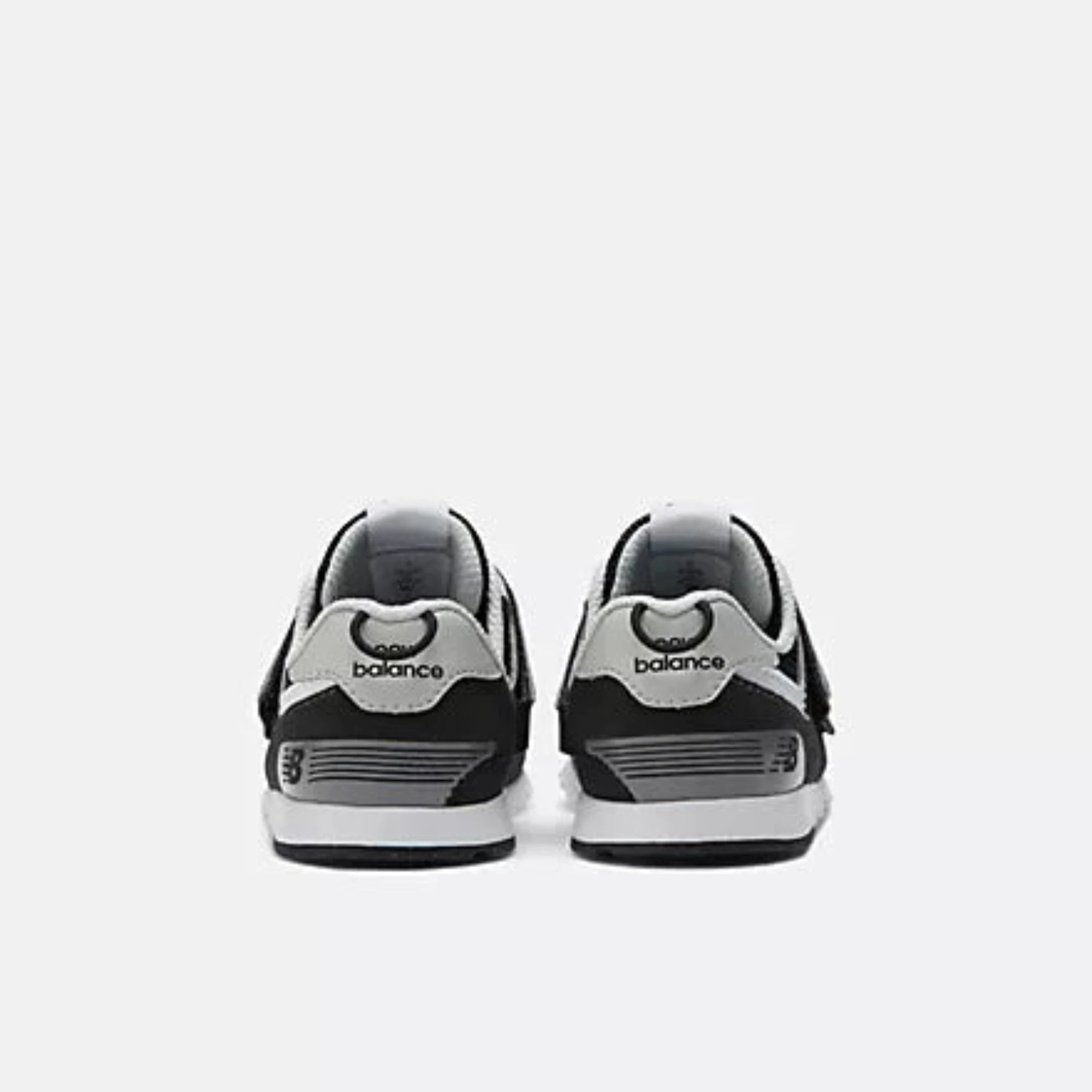 Baby/Toddlers New Balance 574 NEW-B Hook & Loop "Black White"