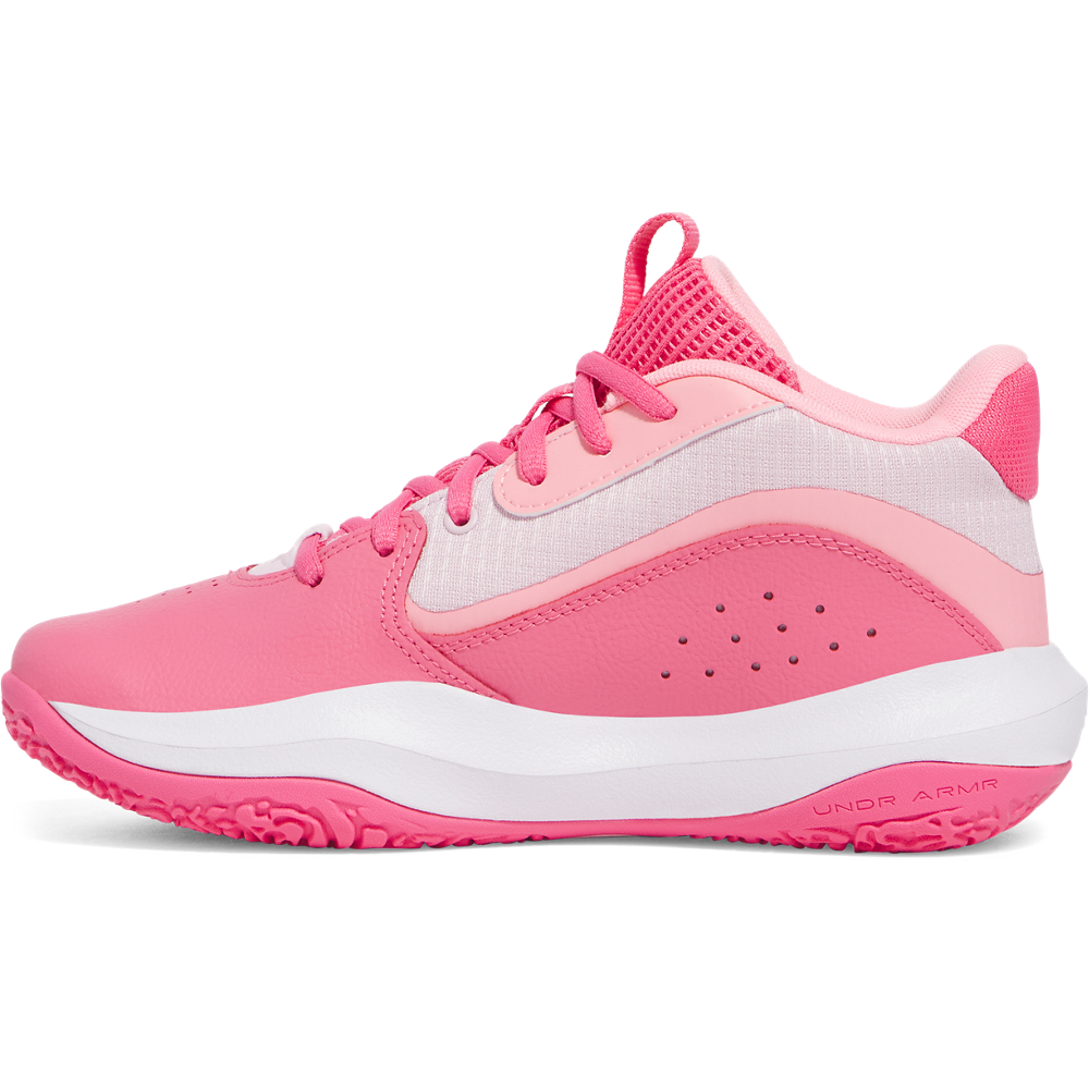 Big Kids' Under Armour Lockdown 7 Basketball Shoes "Pink"