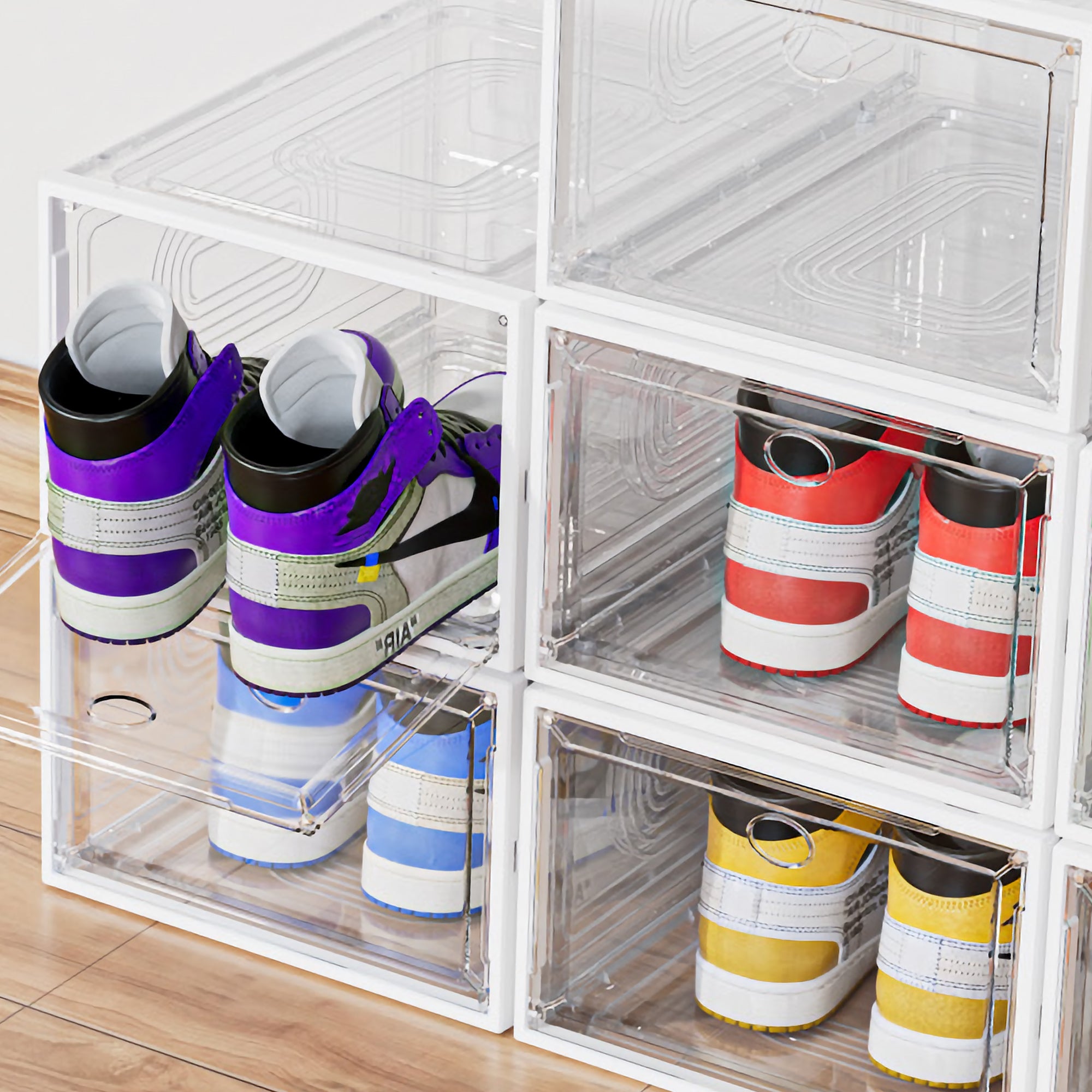 TCI Stackable Acrylic Shoe Case