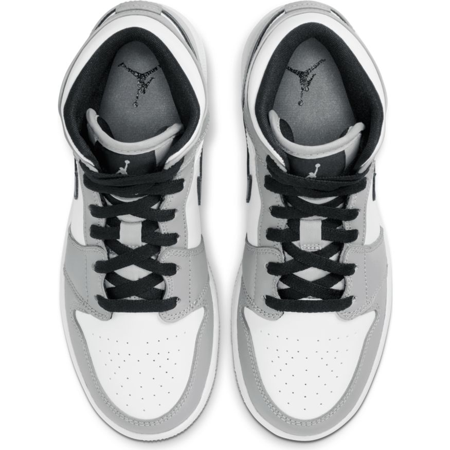 Big Kids' Air Jordan 1 Mid "Light Smoke Grey"