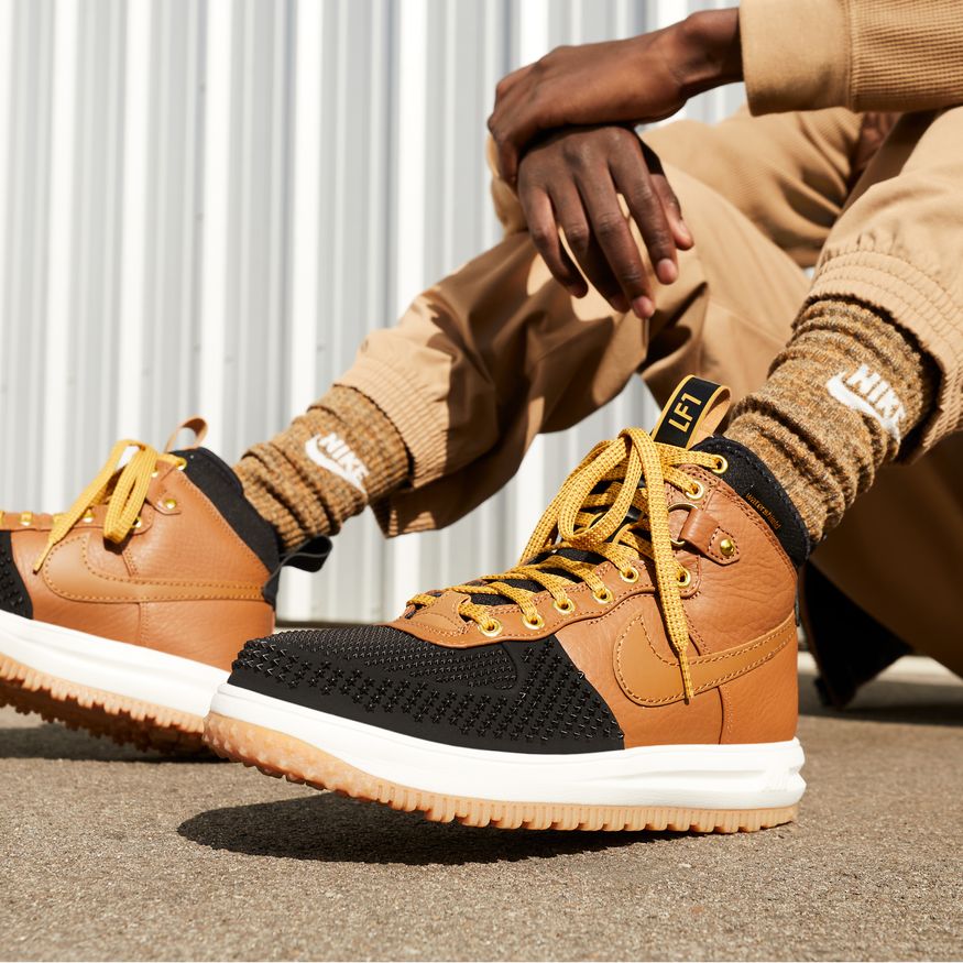 Men's Nike Lunar Force 1 Duckboot "Ale Brown Black"