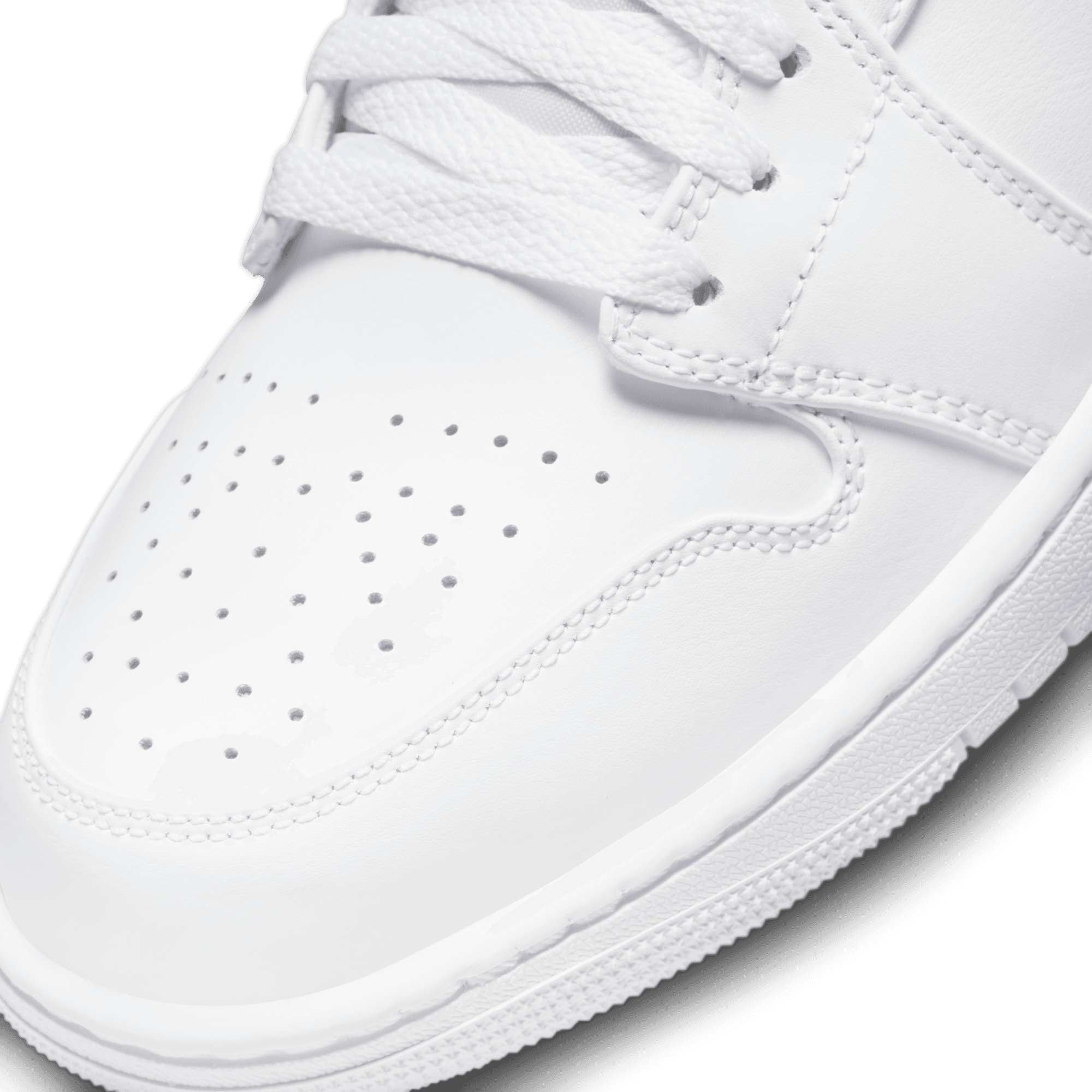 Men's Air Jordan 1 Mid "Triple White"