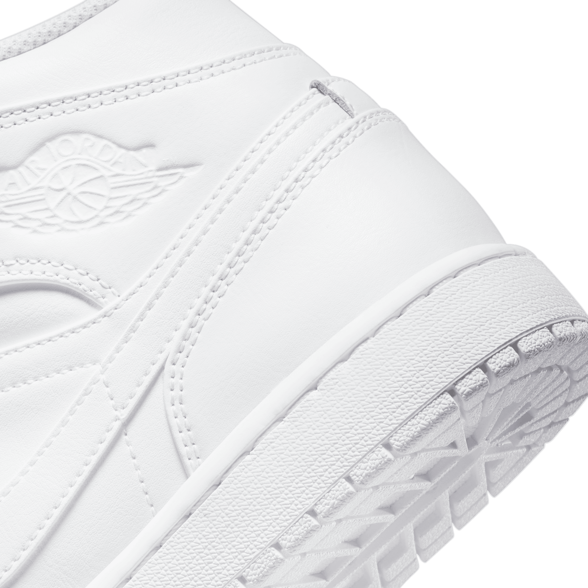 Men's Air Jordan 1 Mid "Triple White"