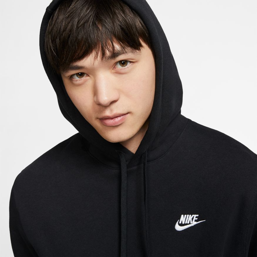 Men's Nike Sportswear Club Fleece Pullover Hoodie "Black"