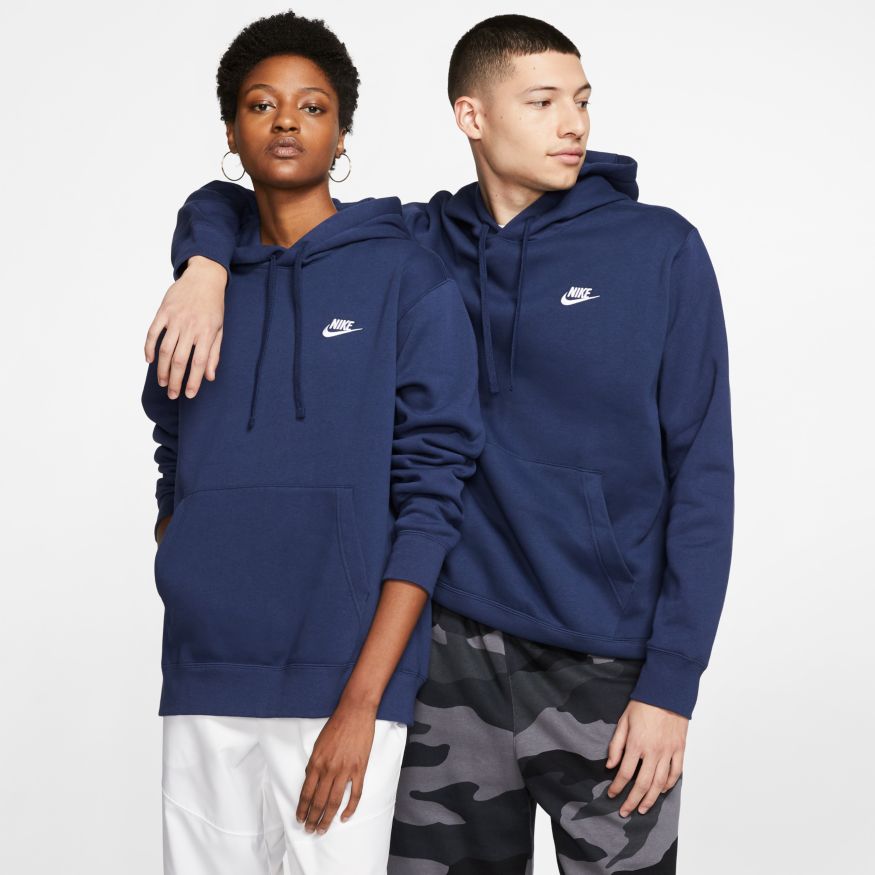 Men's Nike Sportswear Club Fleece Pullover Hoodie "Midnight Navy"