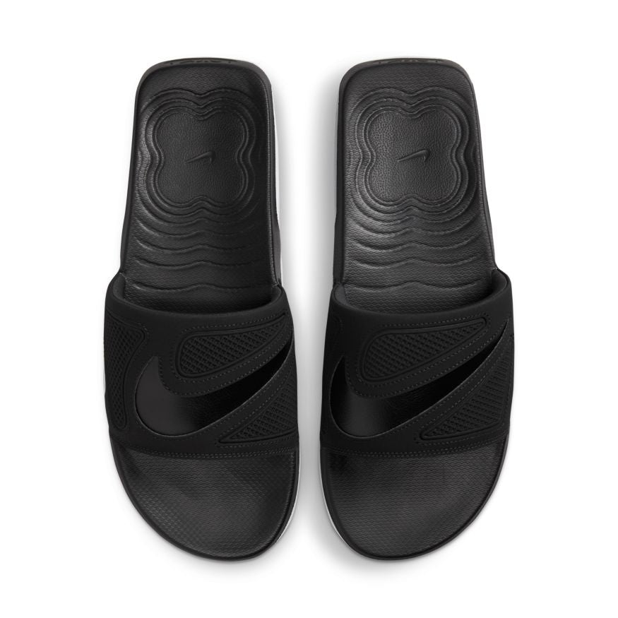 Men's Nike Air Max Cirro Slides "Black Metallic Silver"