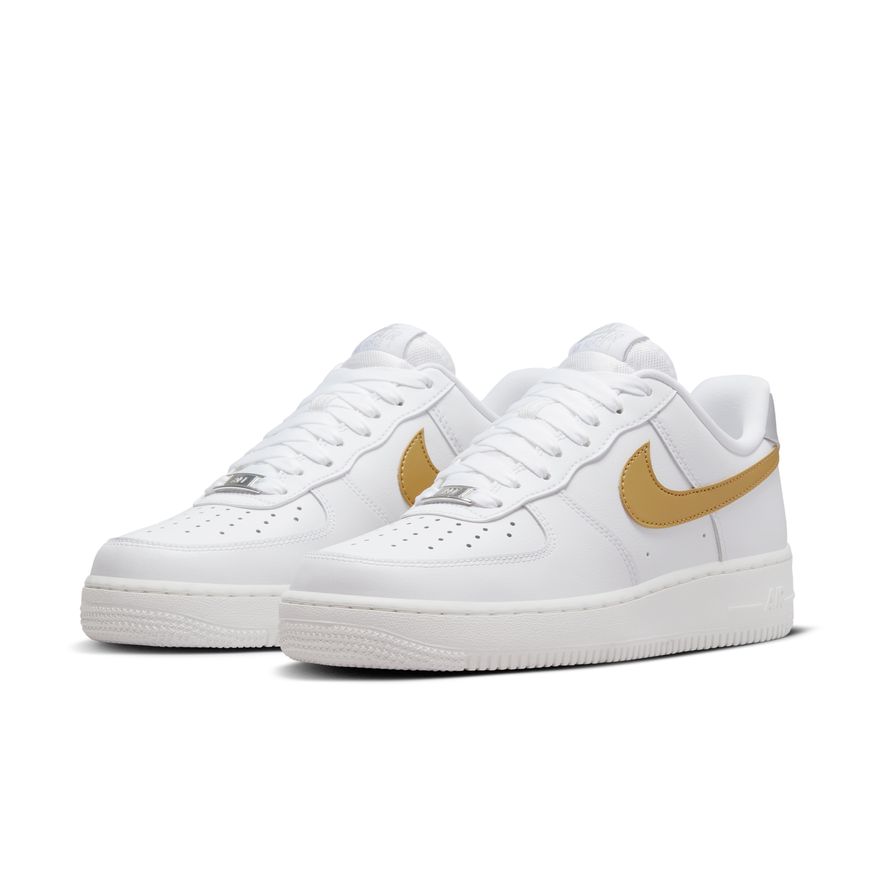 womens gold air force ones