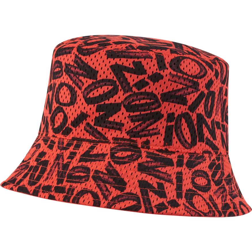 Zion Graphic Reversible Bucket Cap "Black Orange" (Unisex)
