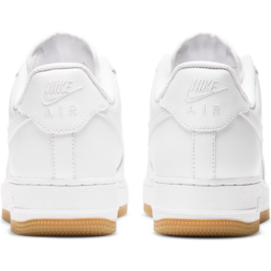 Men's Nike Air Force 1 '07 Shoe "White Gum Light Brown'