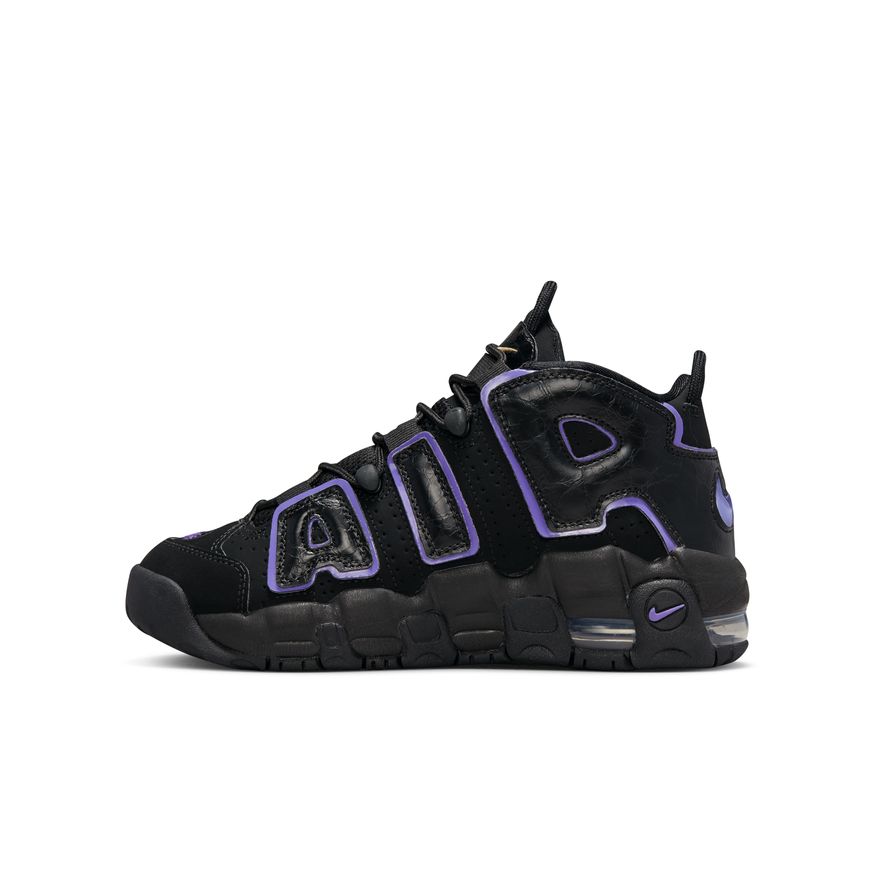 Big Kids' Nike Air More Uptempo "Black Action Grape"