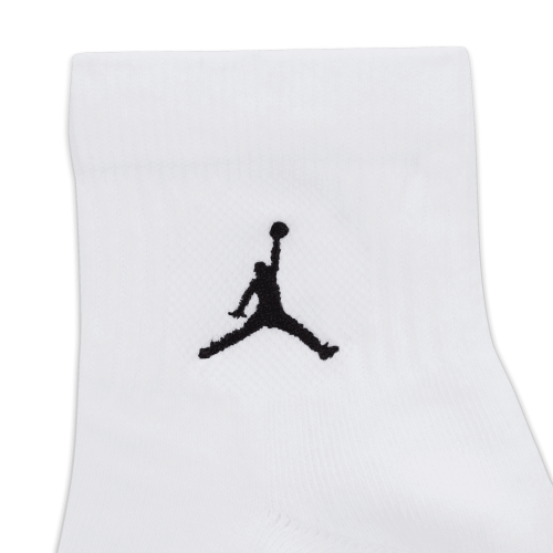 Jordan Everyday Ankle Socks 3 Pairs "White Black" (Unisex)