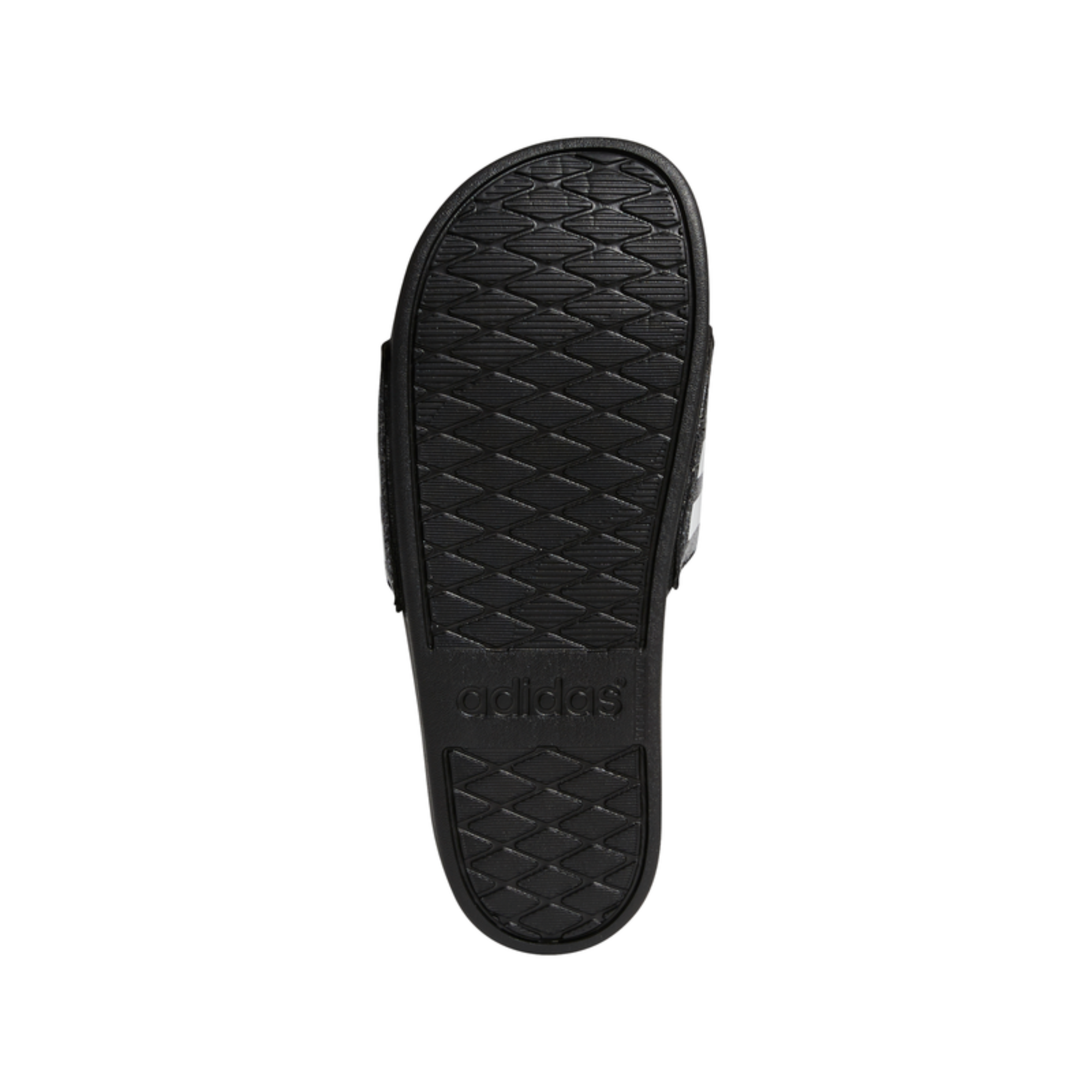 Kid's Adidas Adilette Comfort Slides "Black Glitte"