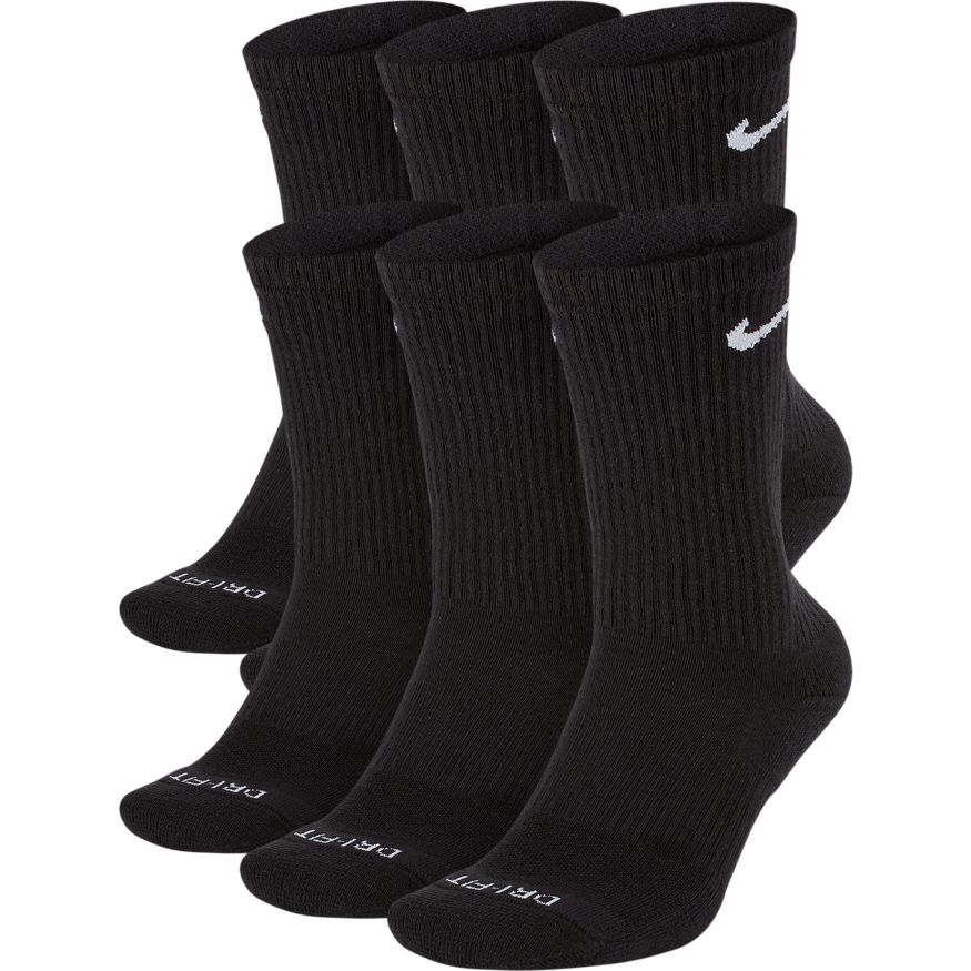 Nike Everyday Plus Cushioned Training Crew Socks (6 Pairs) "Unisex"