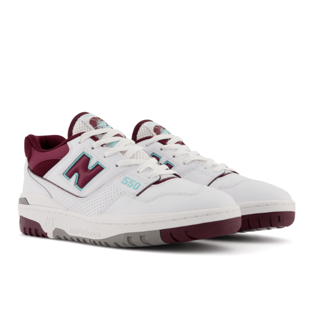 Men's 550 New Balance "Burgundy/Teal"