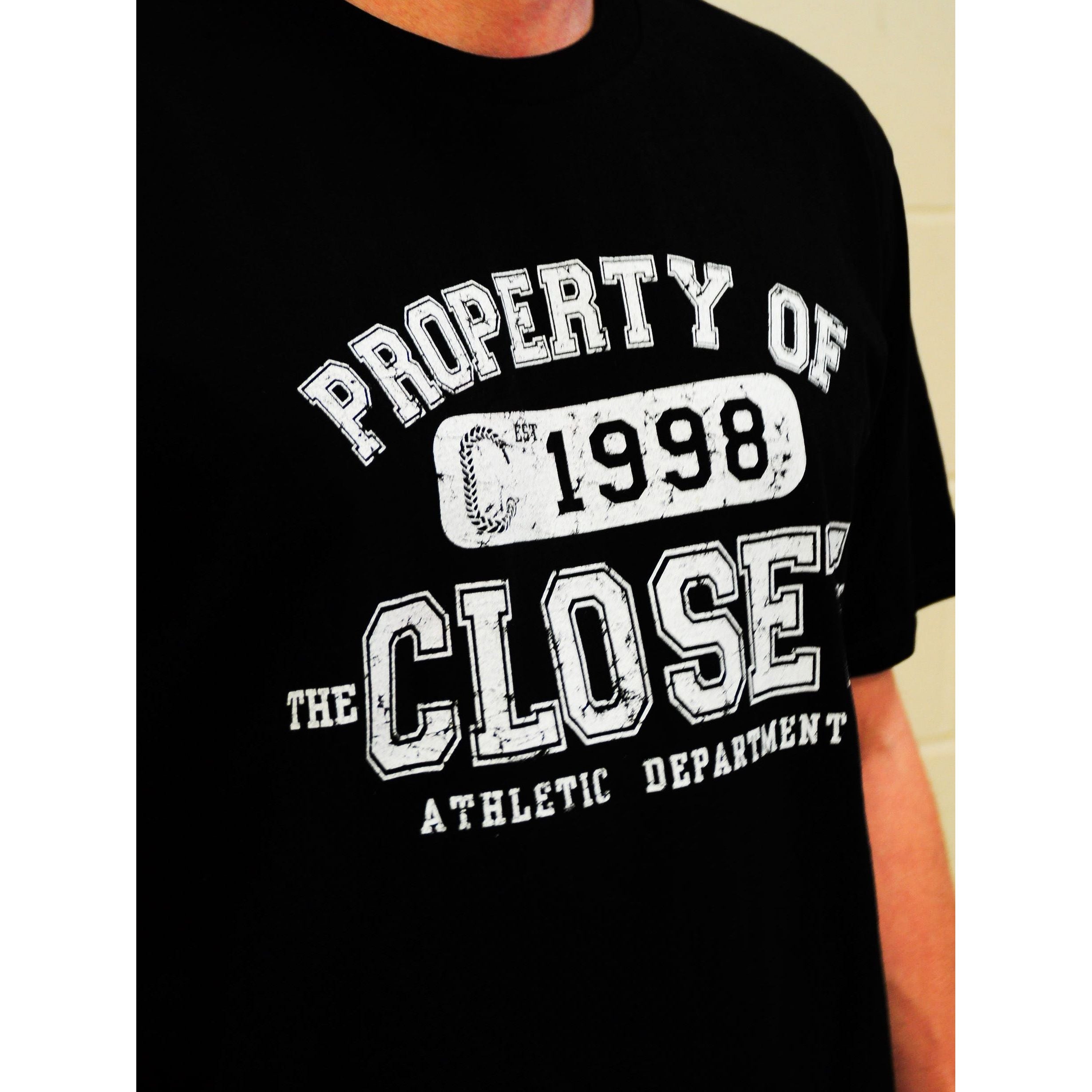 Men's The Closet Inc. Basic T-Shirts Black "Property Of"