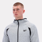 Men's Reebok Contrast Panel Zip Hoodie