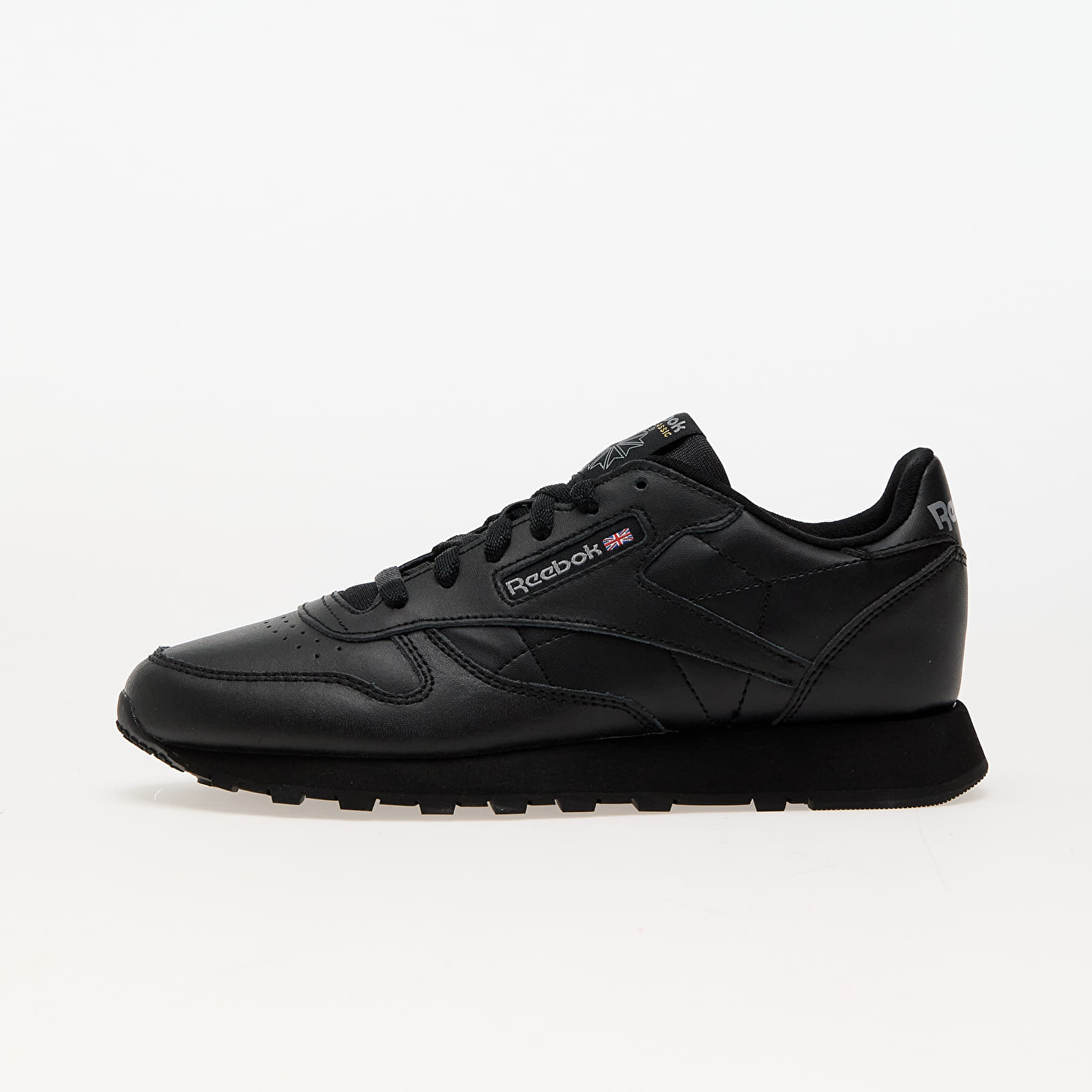 Big Kids' Reebok Classic Leather "Triple Black" (Unisex)
