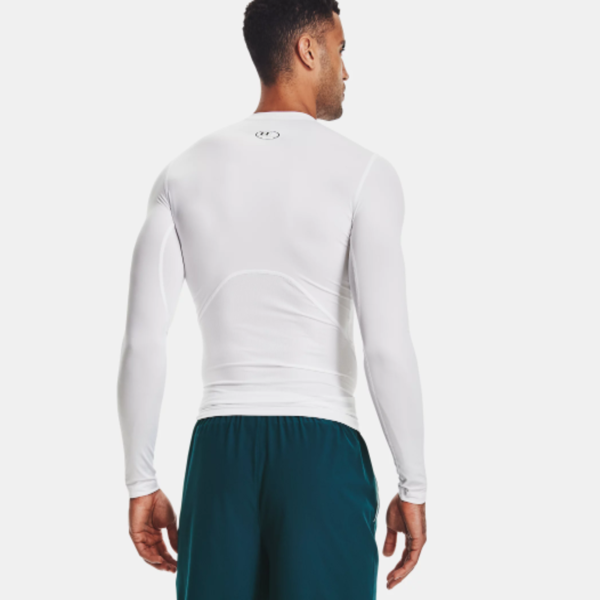 Men's Under Armour HeatGear® Long Sleeve "White/Black "