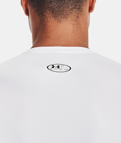 Men's Under Armour HeatGear® Long Sleeve "White/Black "