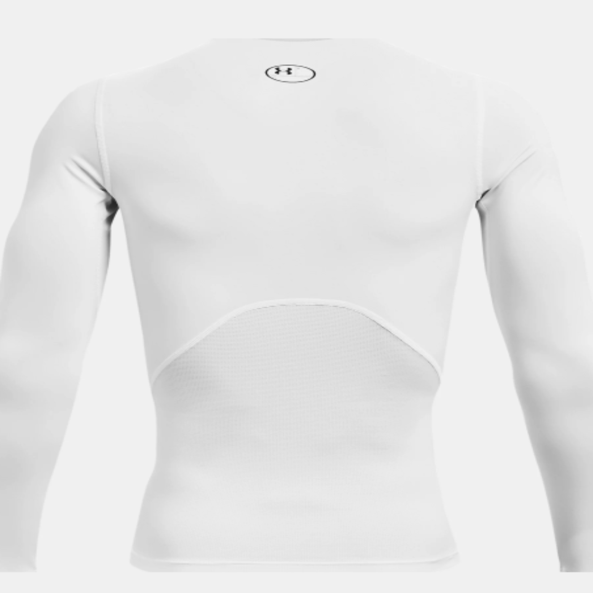 Men's Under Armour HeatGear® Long Sleeve "White/Black "