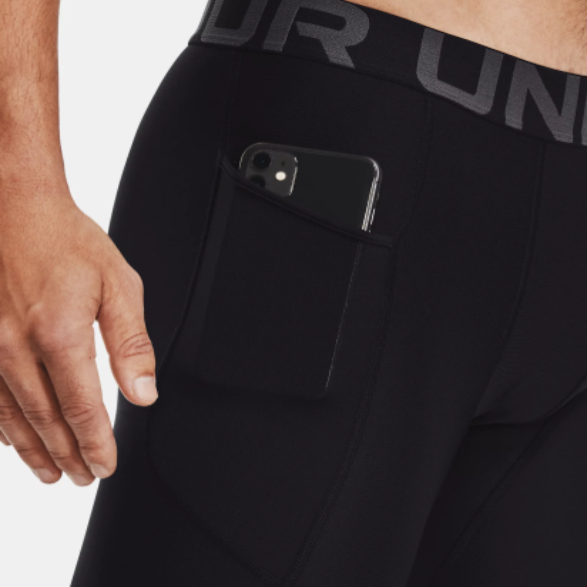 Men's Under Armour HeatGear® Leggings "Black White"