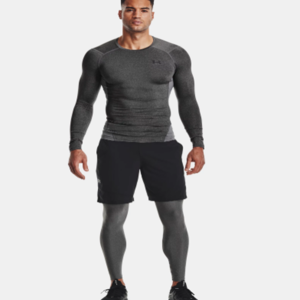 Men's Under Armour HeatGear® Leggings "Carbon Heather Black"