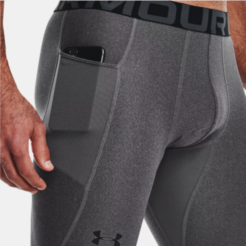 Men's Under Armour HeatGear® Leggings "Carbon Heather Black"