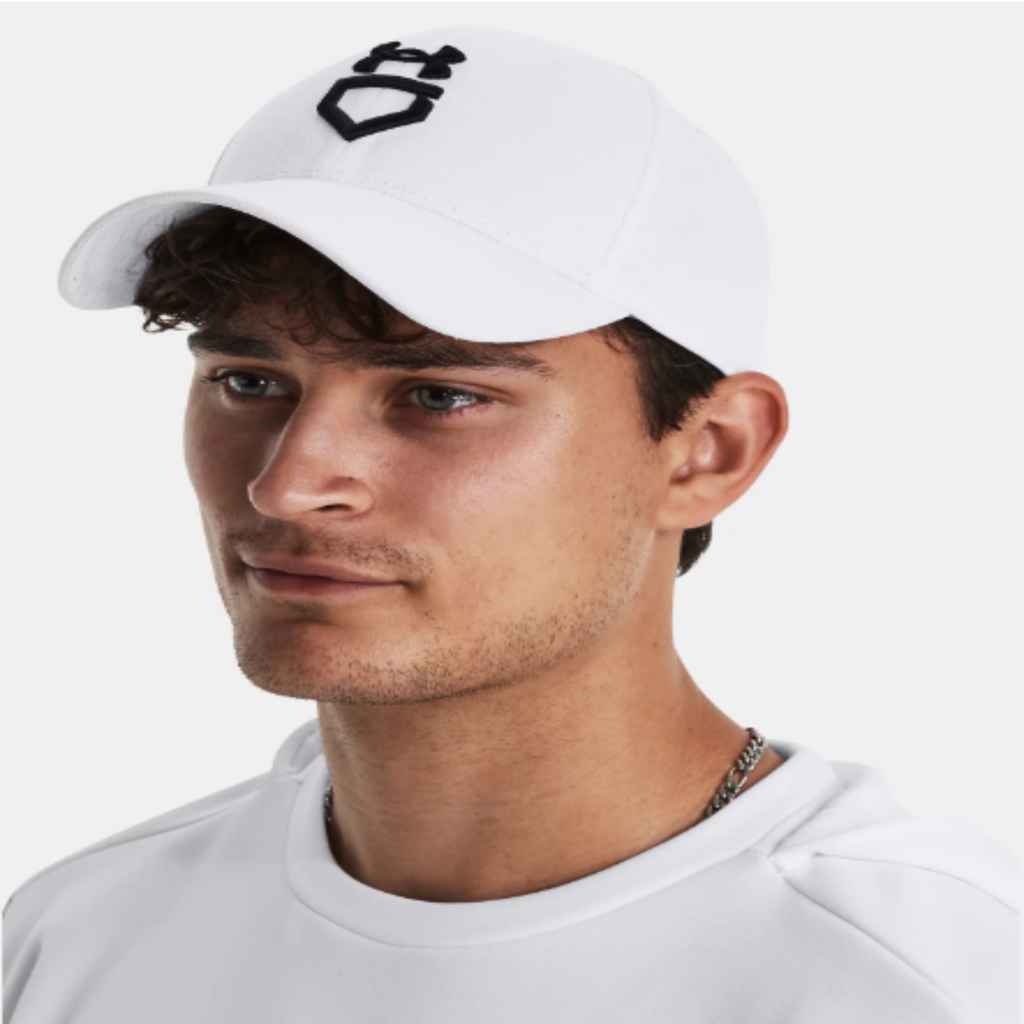 Men's Under Armour Blitzing Baseball Cap "White"