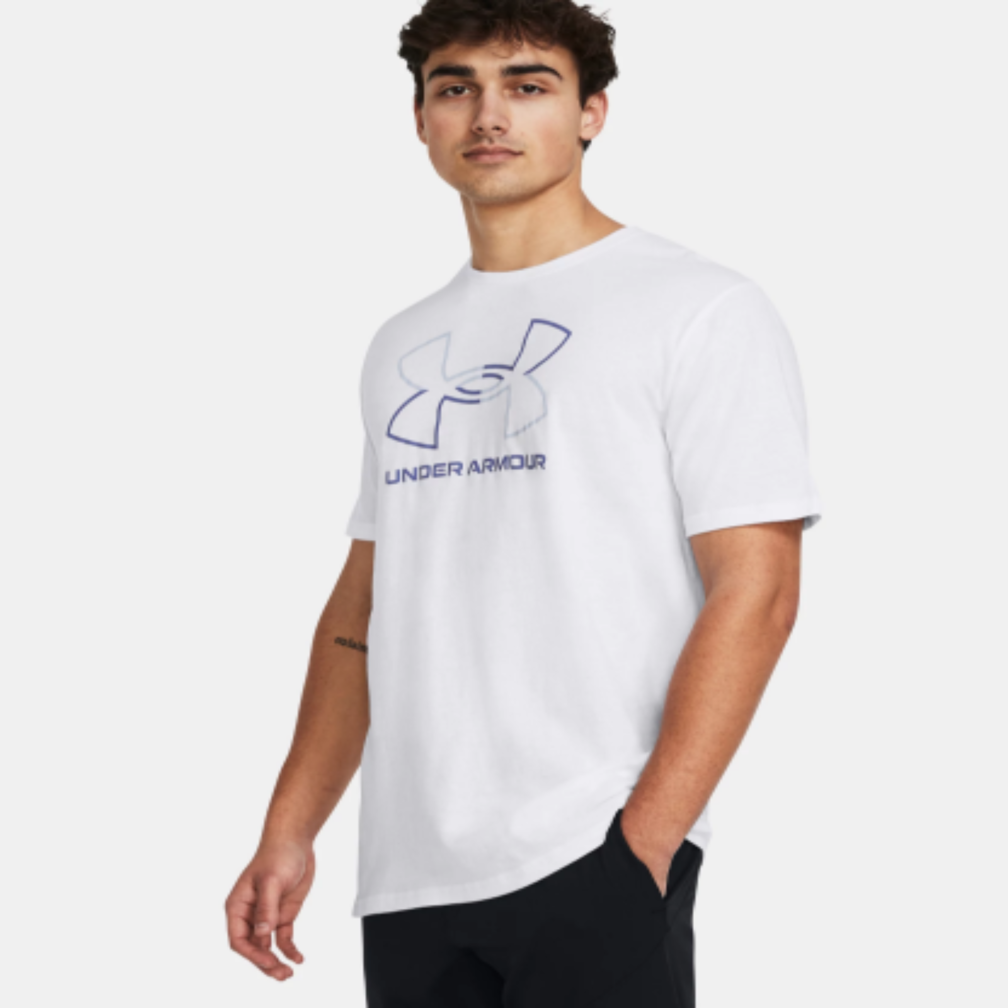 Men's Under Armour Foundation Short Sleeve "White"