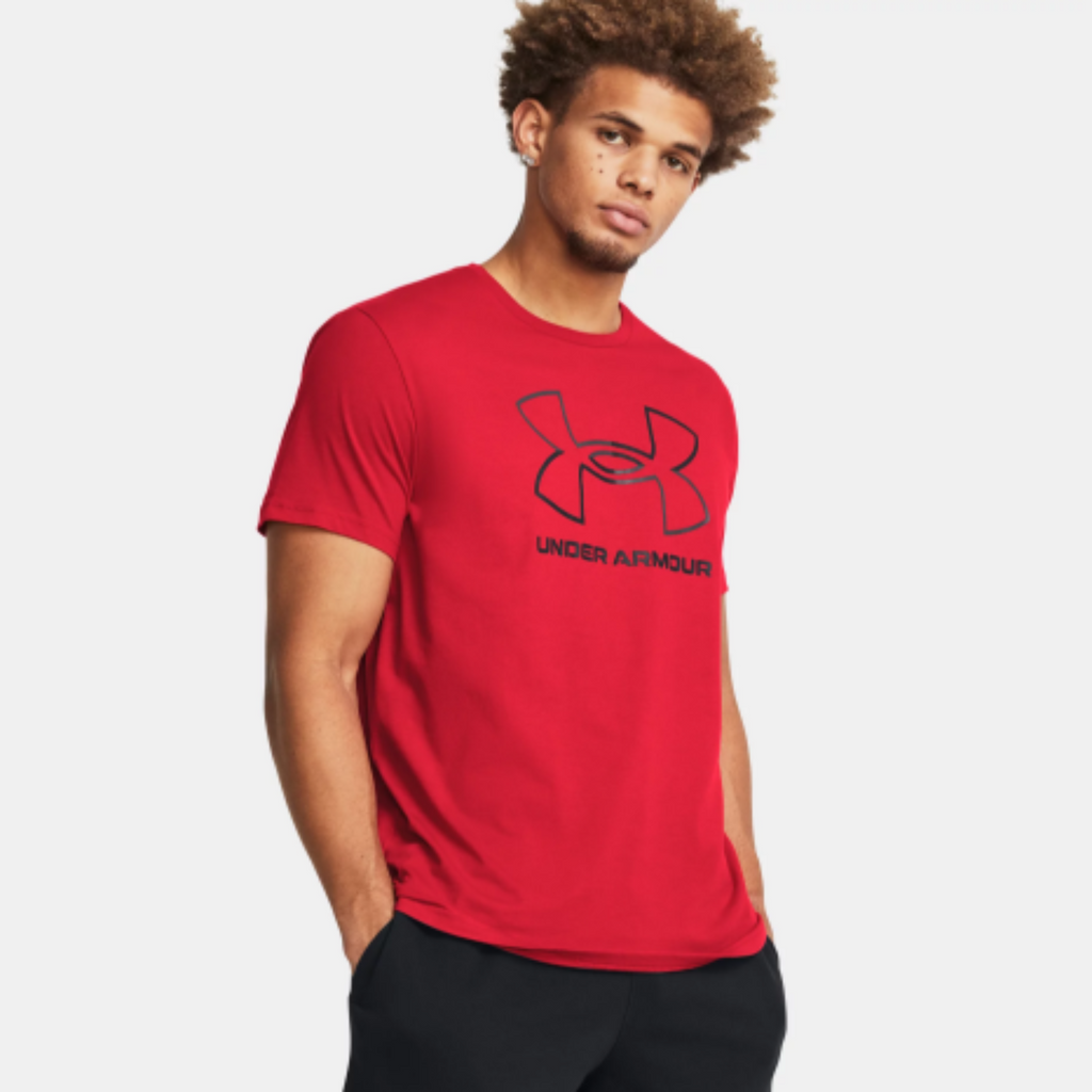 Men's Under Armour Foundation Short Sleeve "Red Black"