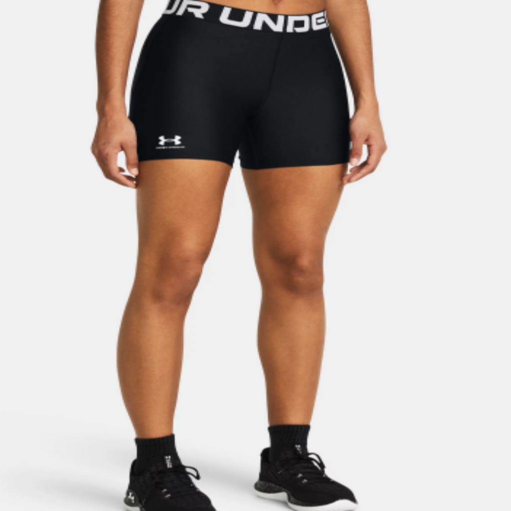 Women's Under Armour HeatGear® Middy Shorts (Black)