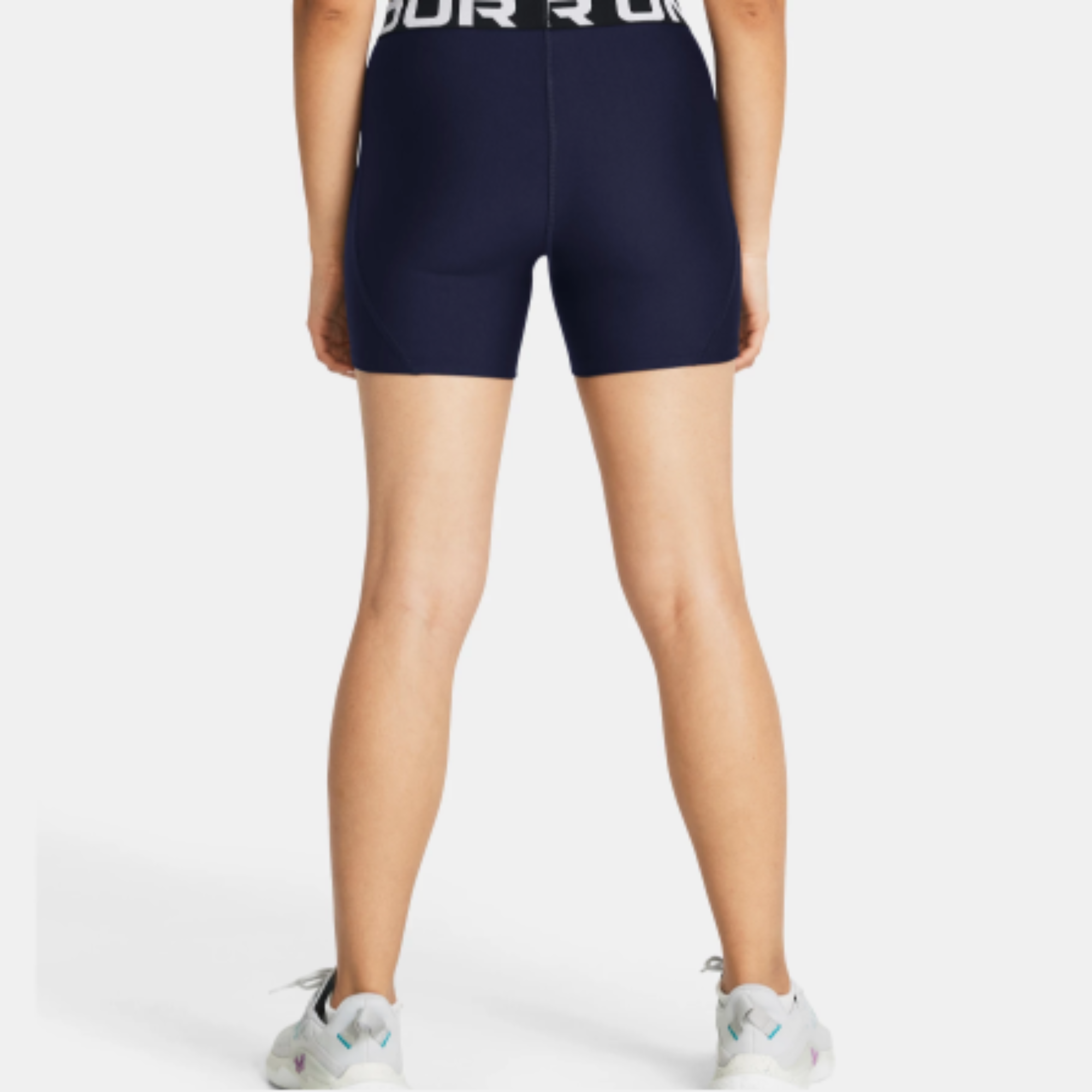 Women's Under Armour HeatGear® Middy Shorts (Midnight Navy)