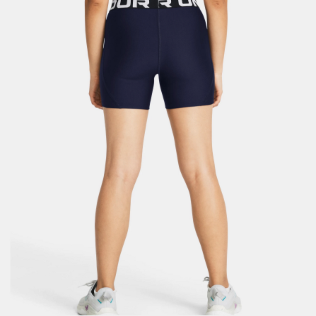 Women's Under Armour HeatGear® Middy Shorts (Midnight Navy)