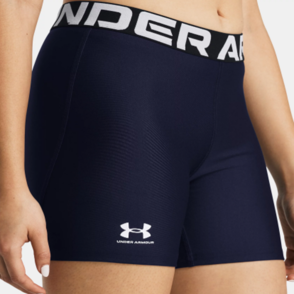 Women's Under Armour HeatGear® Middy Shorts (Midnight Navy)