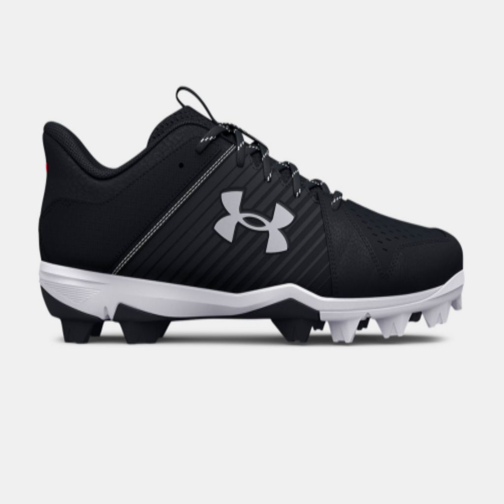 Men's Under Armour Leadoff Low RM Baseball Cleats "Black White"