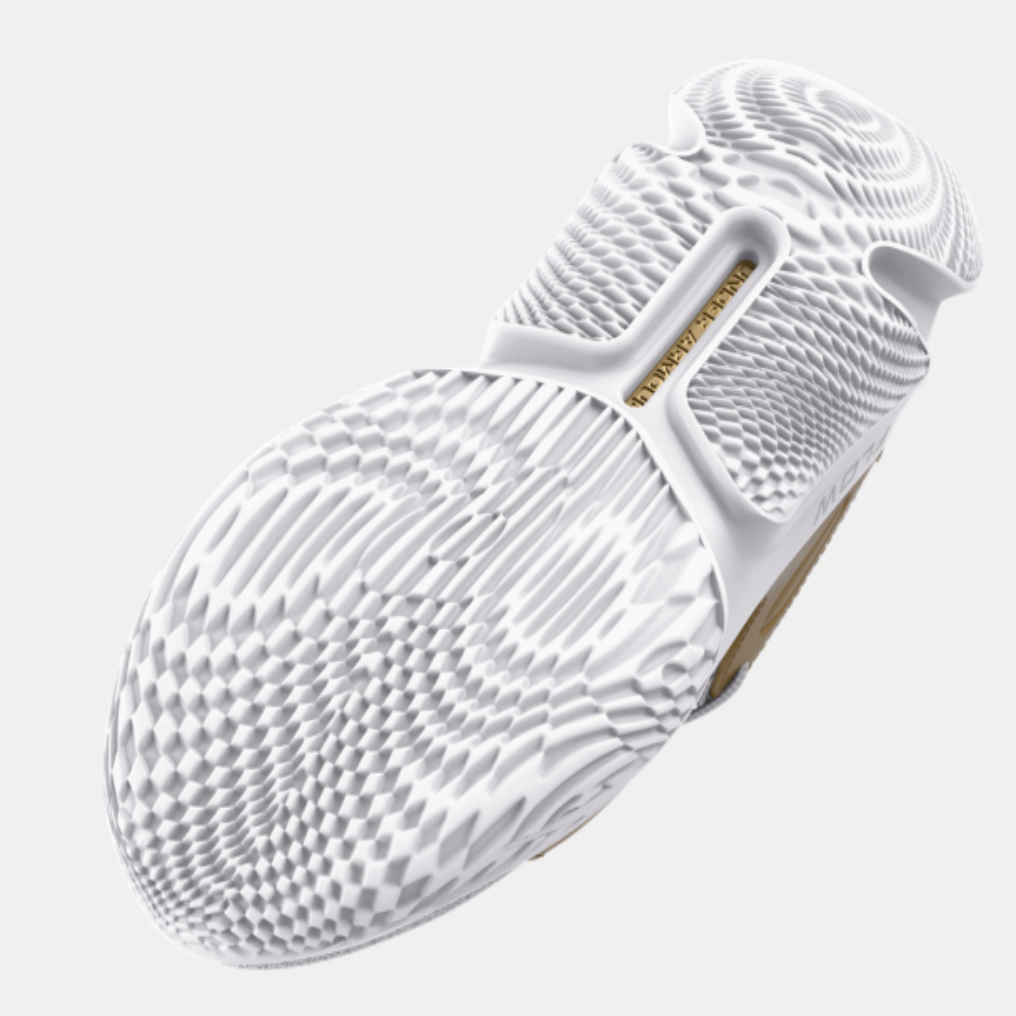 Women's Under Armour Flow Breakthru 4 Basketball "White Metallic Gold"