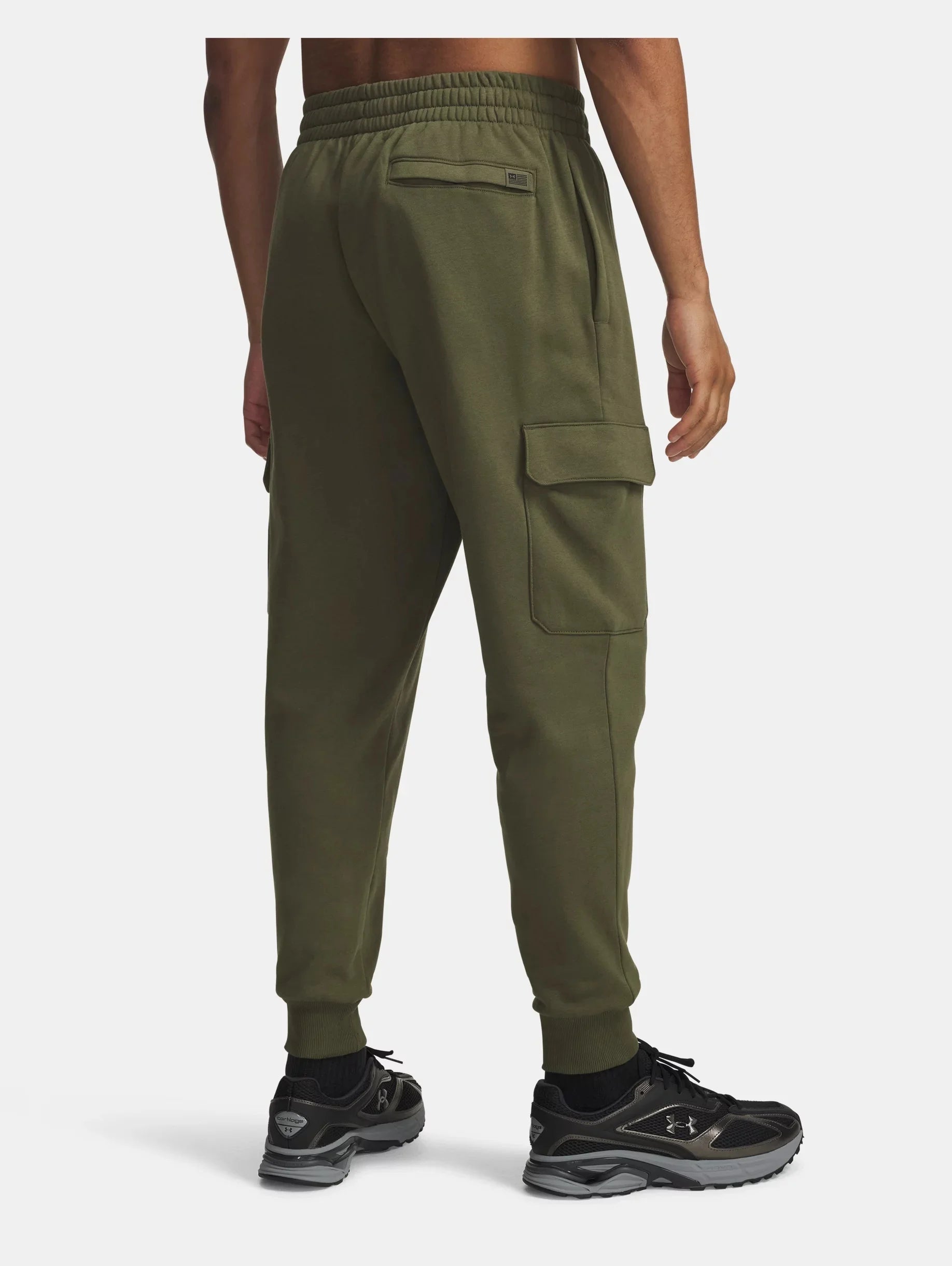 Men's Under Armour Freedom Rival Fleece Cargo Pants "Marine OD Green"