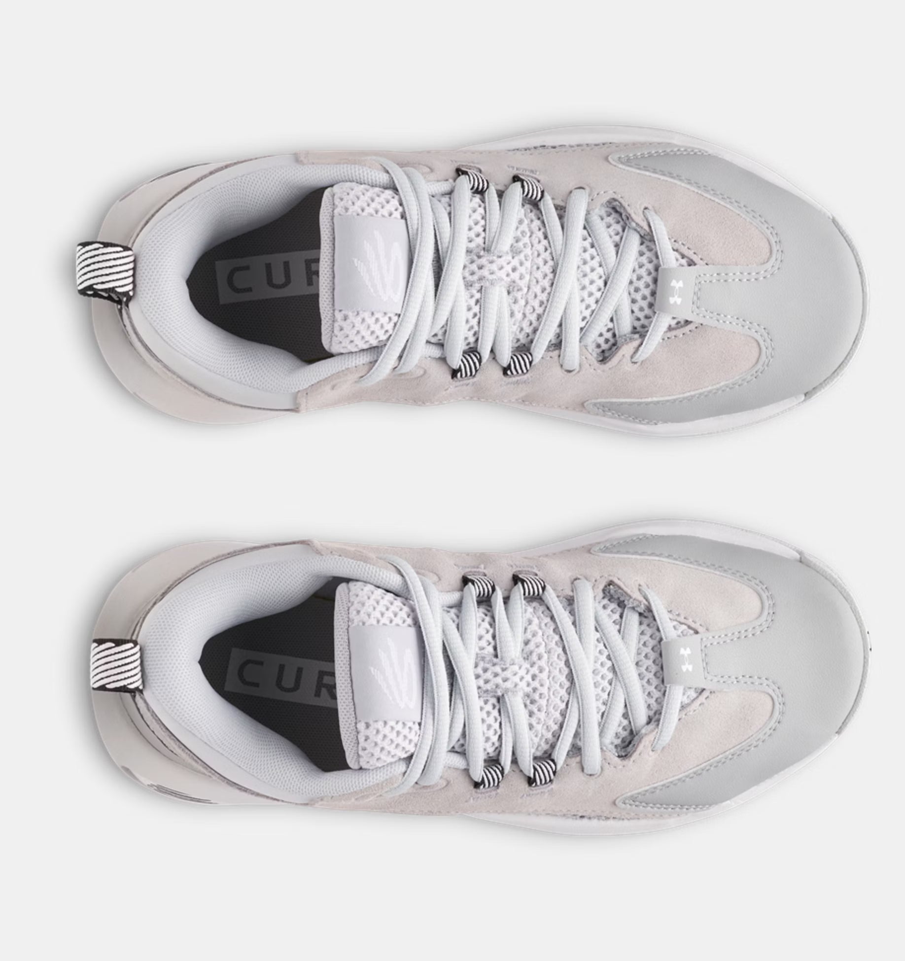 Big Kids' Under Armour Curry 3Z 25 Suede "Halo Grey"