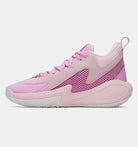 Big Kids' Under Armour Curry 3Z 25 Suede "Pink Dusk" (Unisex)