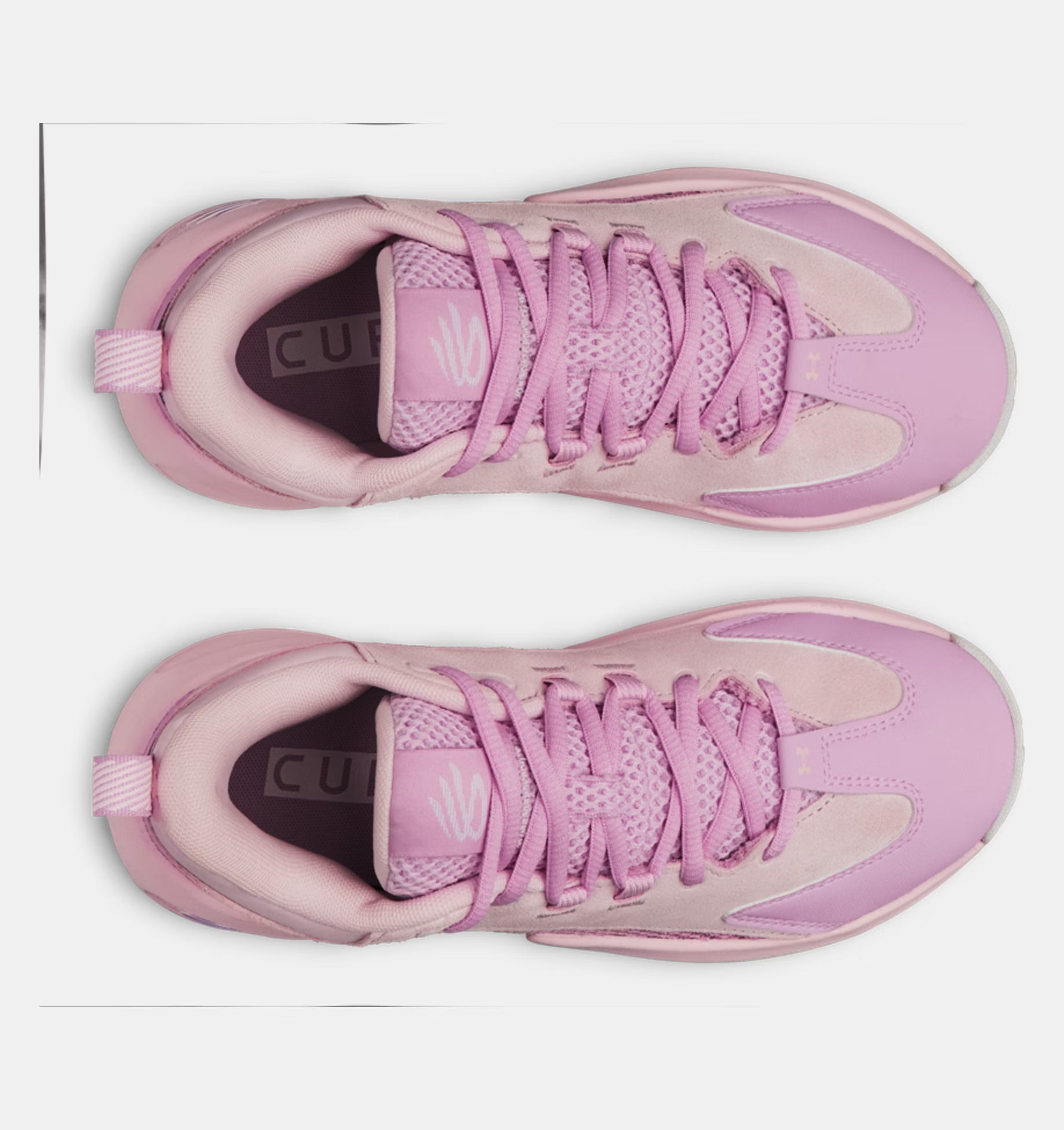 Big Kids' Under Armour Curry 3Z 25 Suede "Pink Dusk" (Unisex)