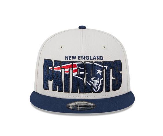 New England Patriots New Era Cream/Navy 23 NFL Draft 9FIFTY Snapback