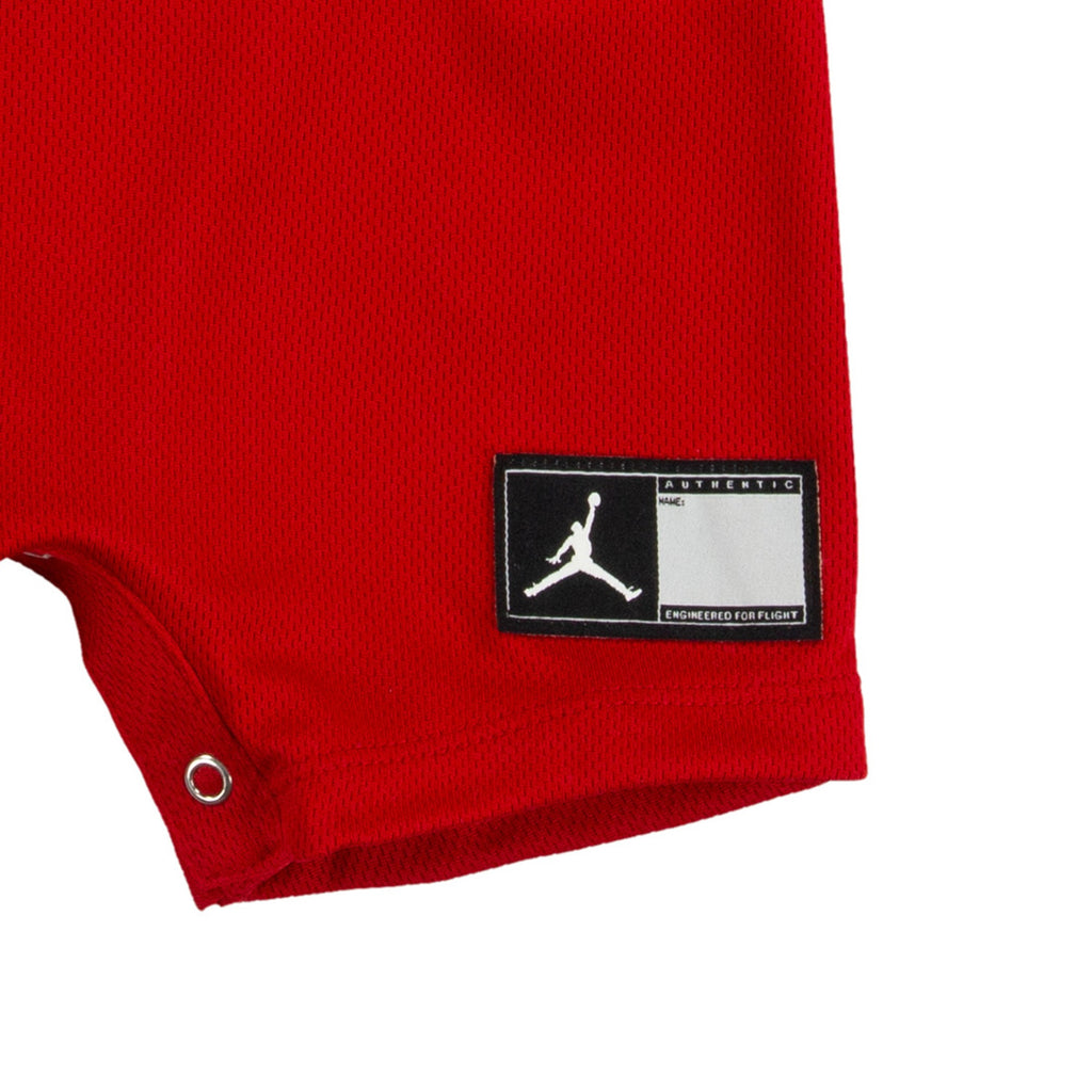 Baby/Toddler Jordan Jersey Romper (12-24 months) "Gym Red"