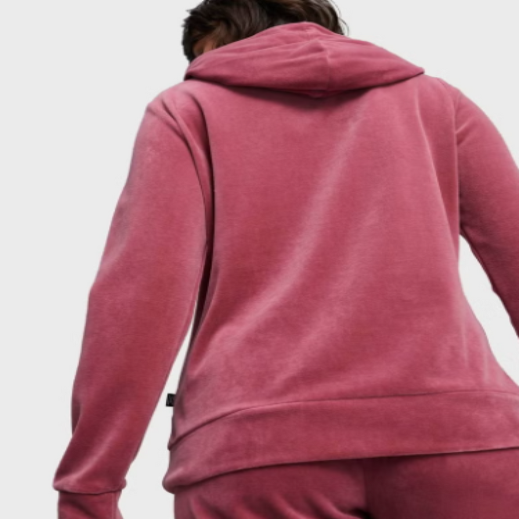 Women's Puma Essentials+ Velour Pullover Hoodie