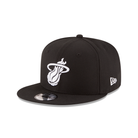 Miami Heat New Era Black & White 9FIFTY Snapback