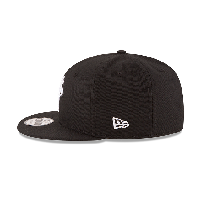 Miami Heat New Era Black & White 9FIFTY Snapback