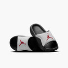 Big Kids' Jordan Franchise Slides "White Black Gym Red"